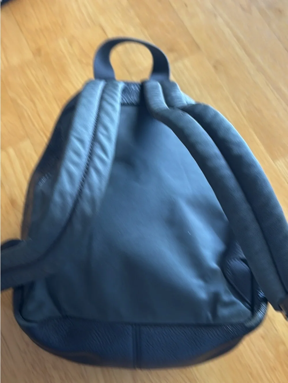 COACH Pebbled Leather Mini Backpack in Black